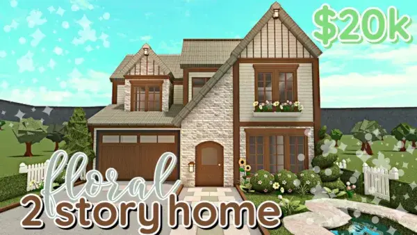 Floral Style 2 Story House for 20k