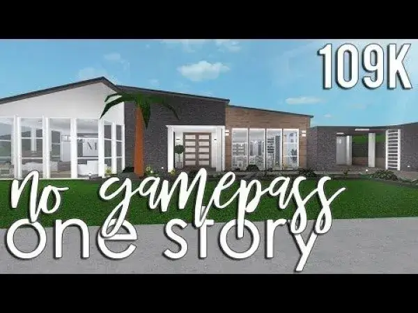 109k No Gamepass Mansion One Story