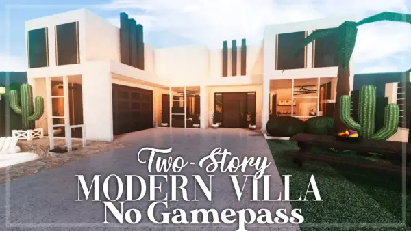 No Gamepass Two-Story Modern Mini Family Villa